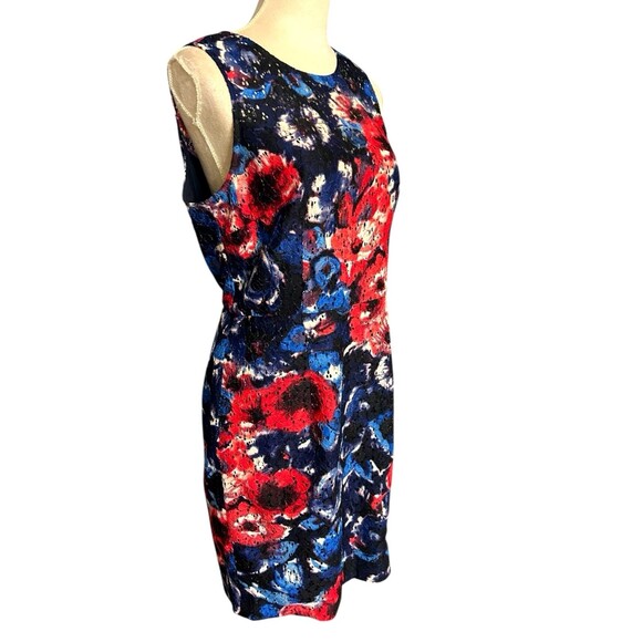 Inc International Concept Floral Lace Sleeveless Sheath Key Hole Dress 12 - Picture 4 of 8